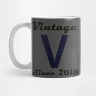 Vintage V Mug